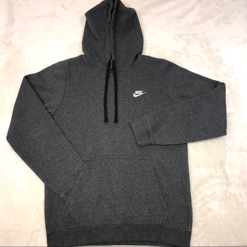 Nike Men’s Grey Sweatshirt Hoodie Small
